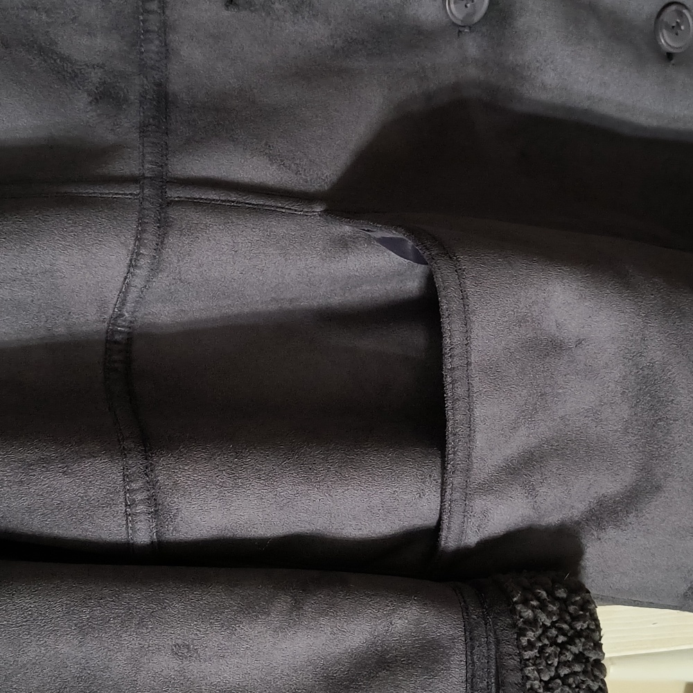 Denim & Company Suede Coat - Picture 3 of 6